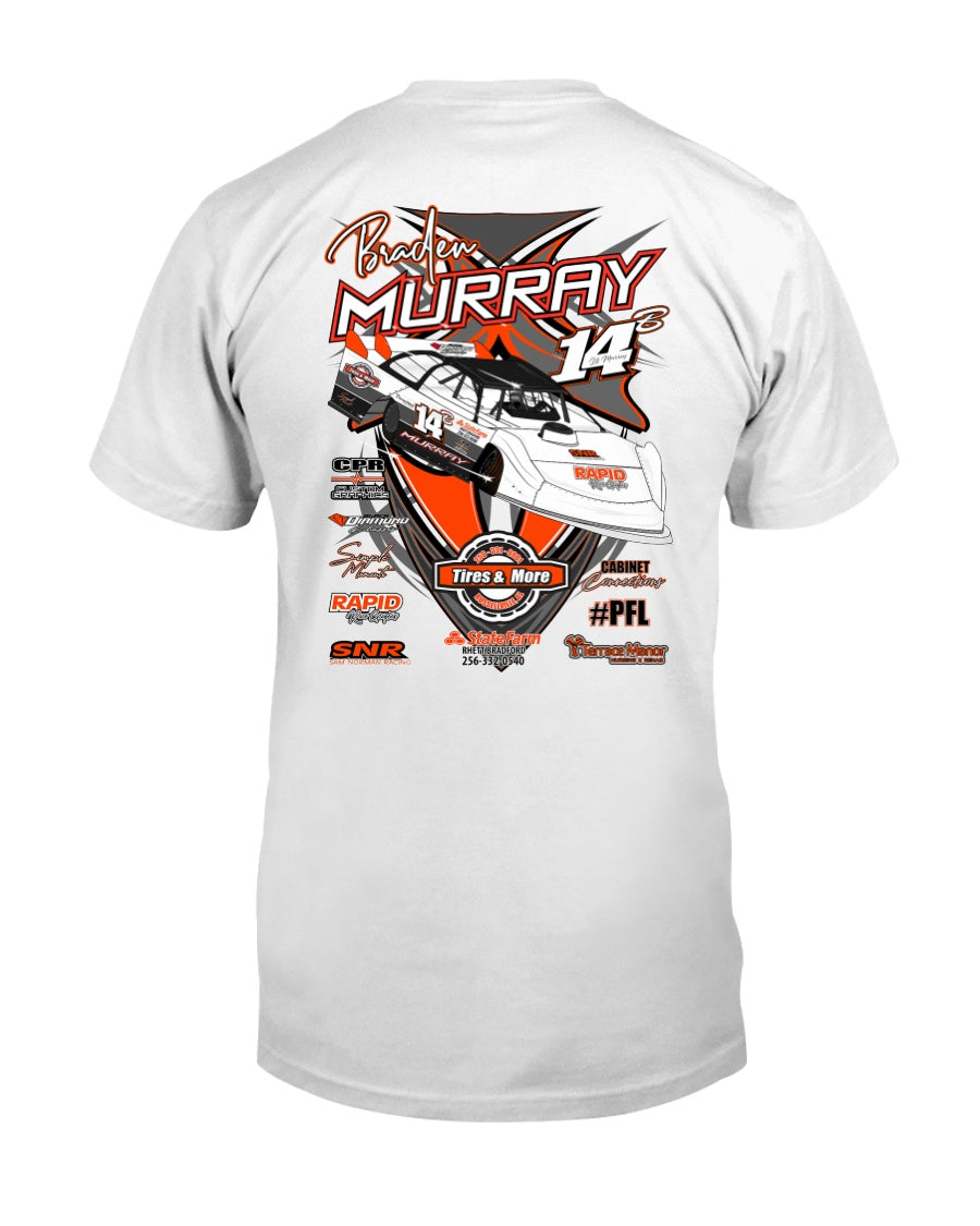 Braden Murray 2020 - Red Bomb Graphics - Custom Dirt Racing Shirts