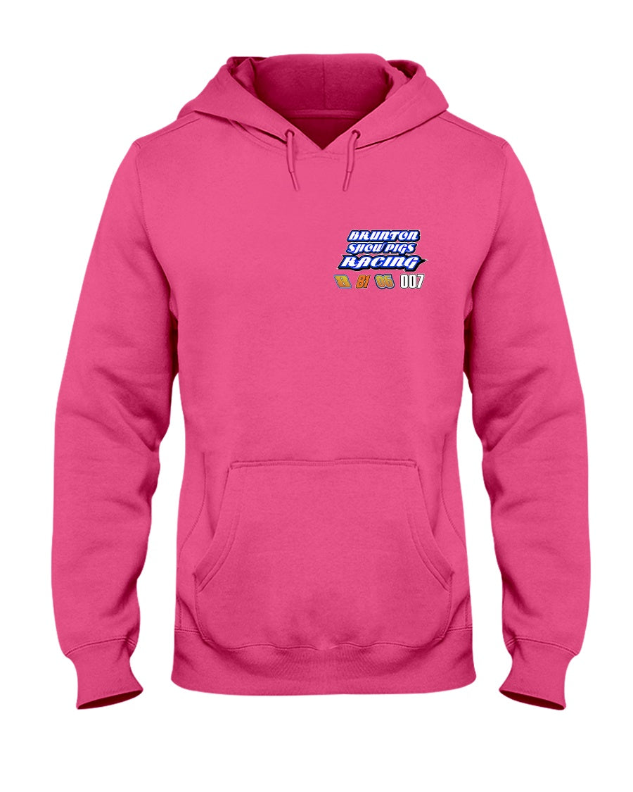 Brunton Show Pig Racing 2020 Hoodie - Red Bomb Graphics - Custom Dirt Racing Shirts