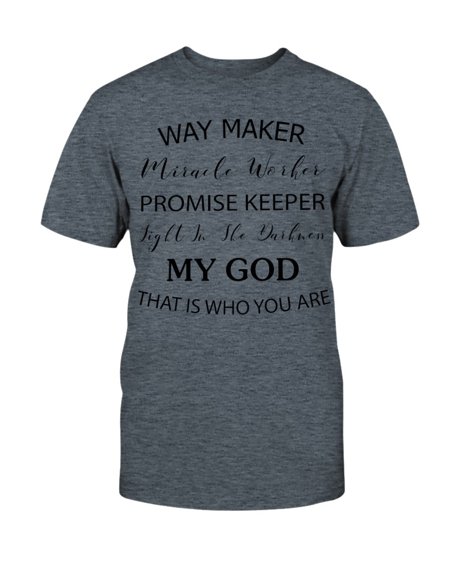 Way Maker Lyrics Shirt - Red Bomb Graphics - Custom Dirt Racing Shirts