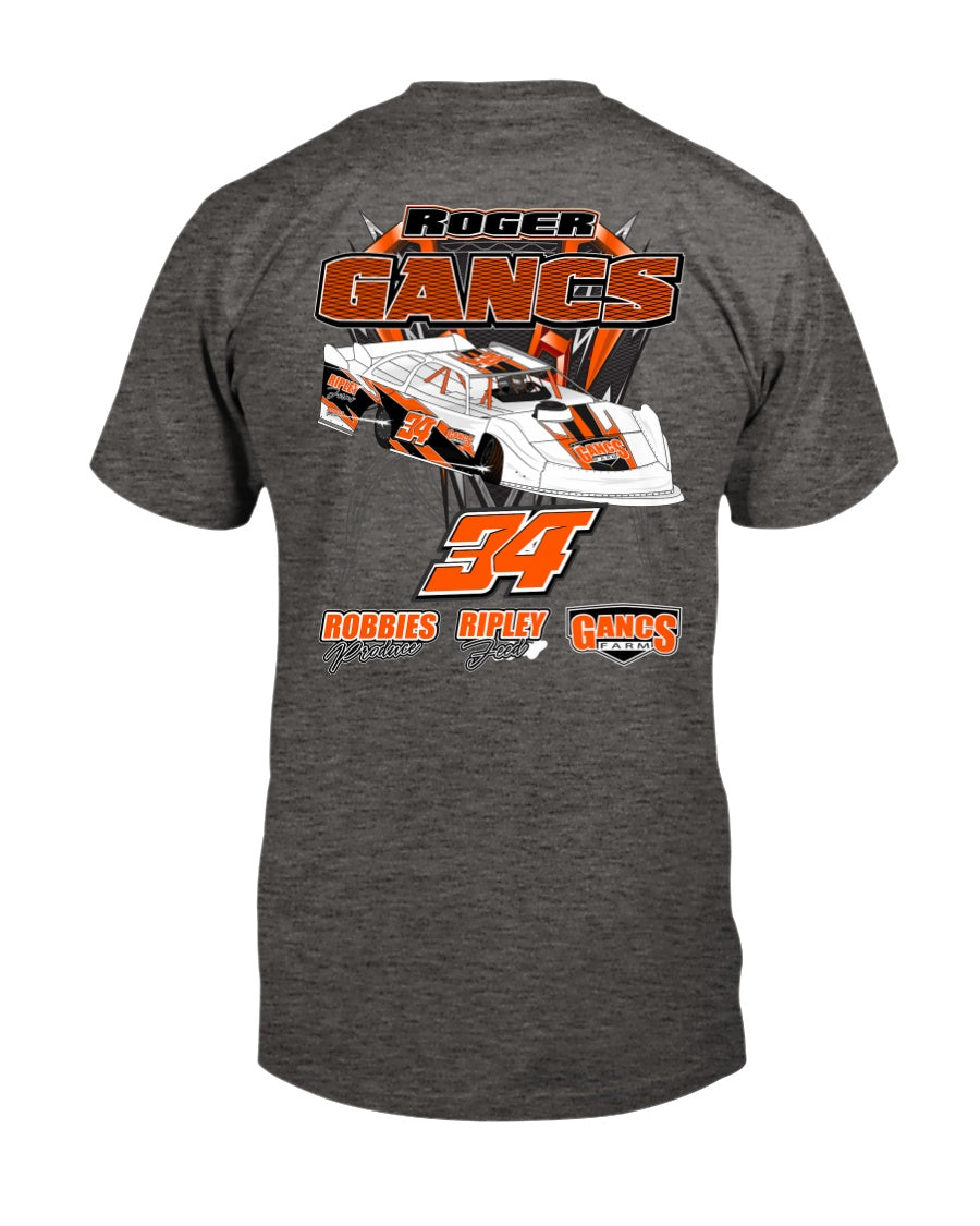 Roger Gancs 2020 - Red Bomb Graphics - Custom Dirt Racing Shirts