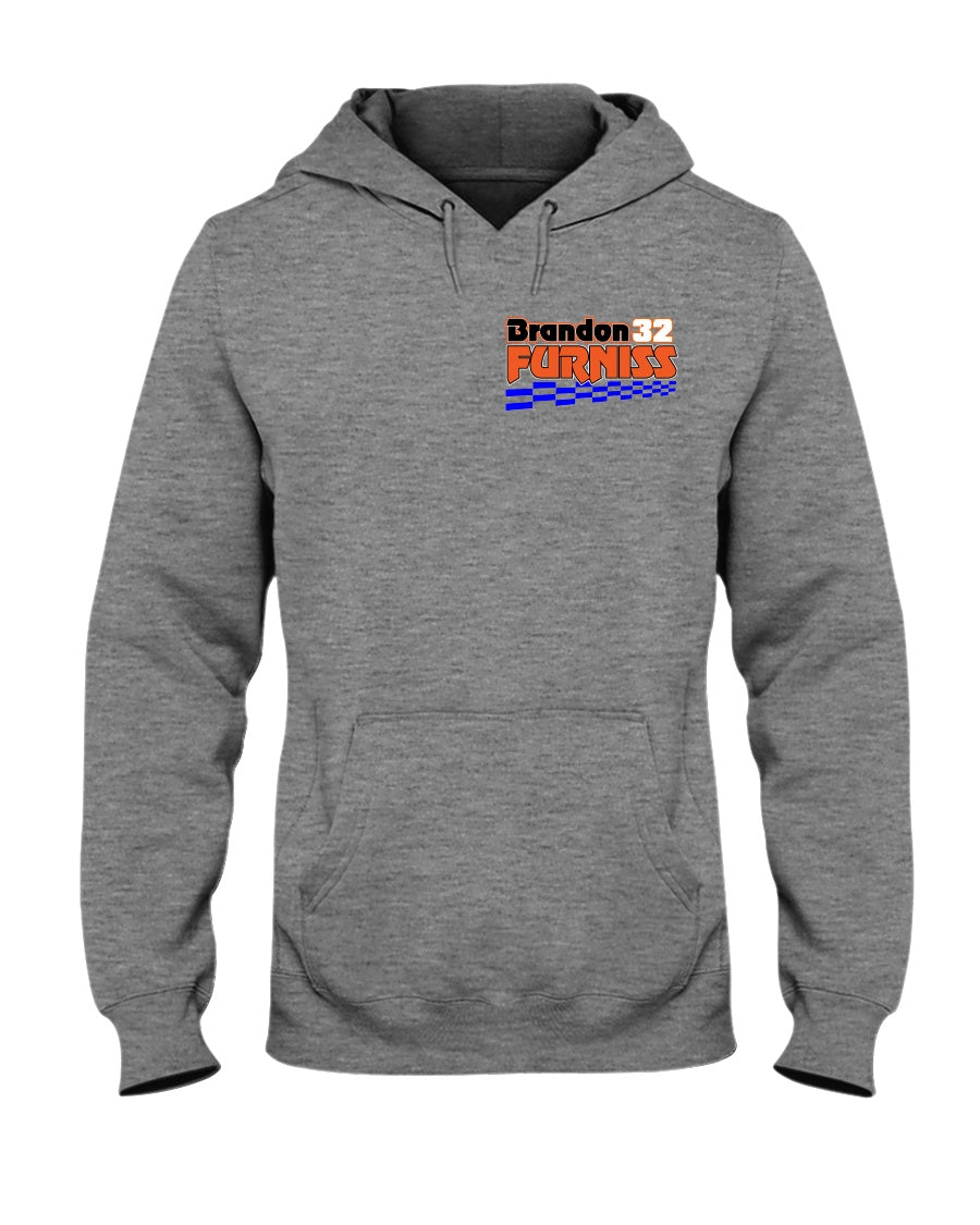 Brandon Furniss 2020 Champion Hoodie - Red Bomb Graphics - Custom Dirt Racing Shirts