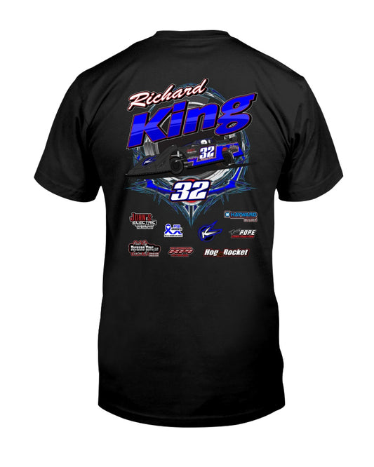 Richard King 2020 - Red Bomb Graphics - Custom Dirt Racing Shirts