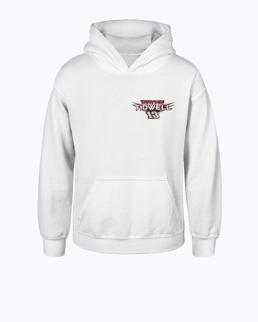 Wayne Tidwell 2020 Youth Hoodie - Red Bomb Graphics - Custom Dirt Racing Shirts