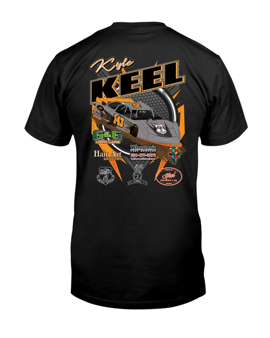 Kyle Keel 2020 - Red Bomb Graphics - Custom Dirt Racing Shirts