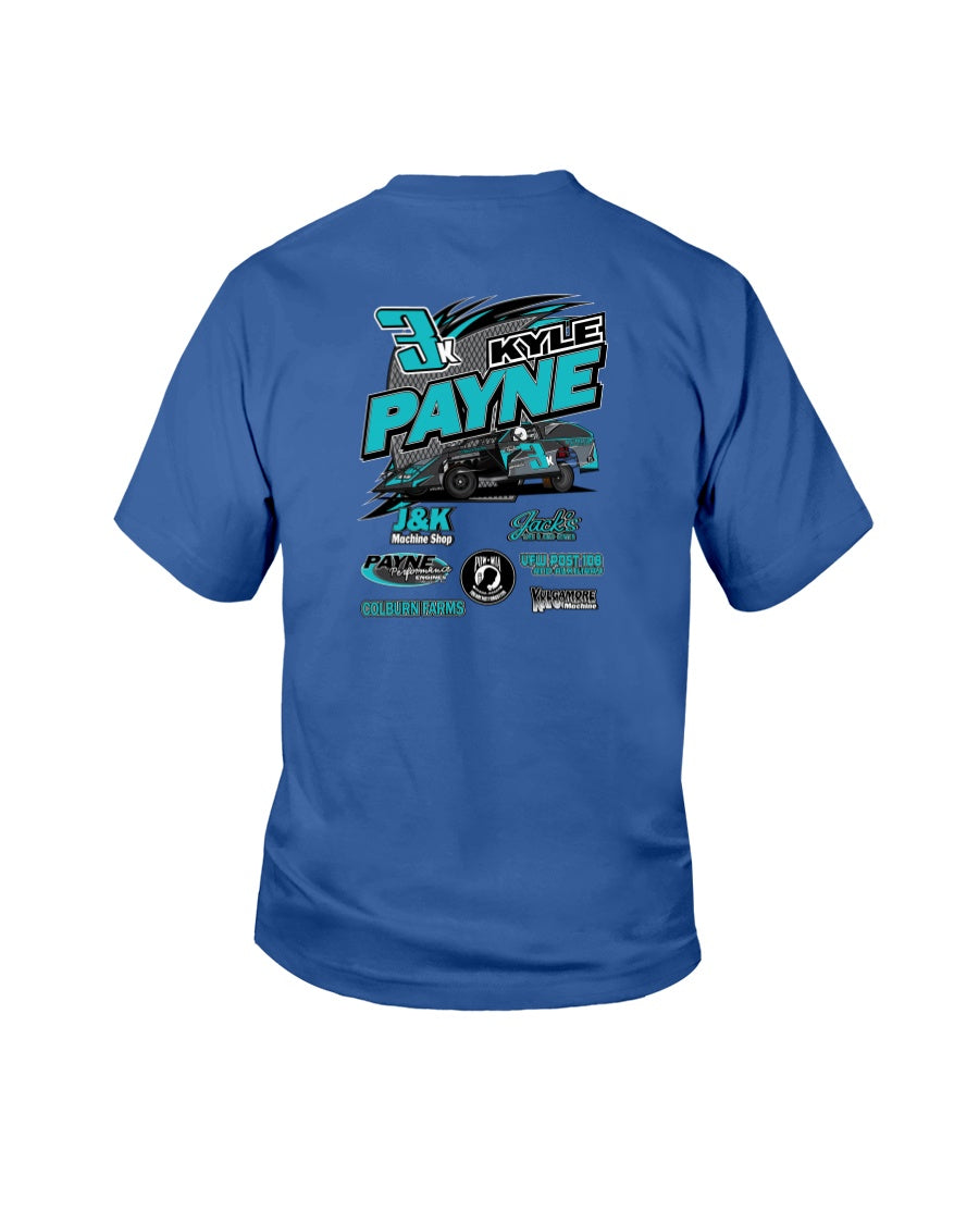 Kyle Payne 2020 V2 Youth - Red Bomb Graphics - Custom Dirt Racing Shirts