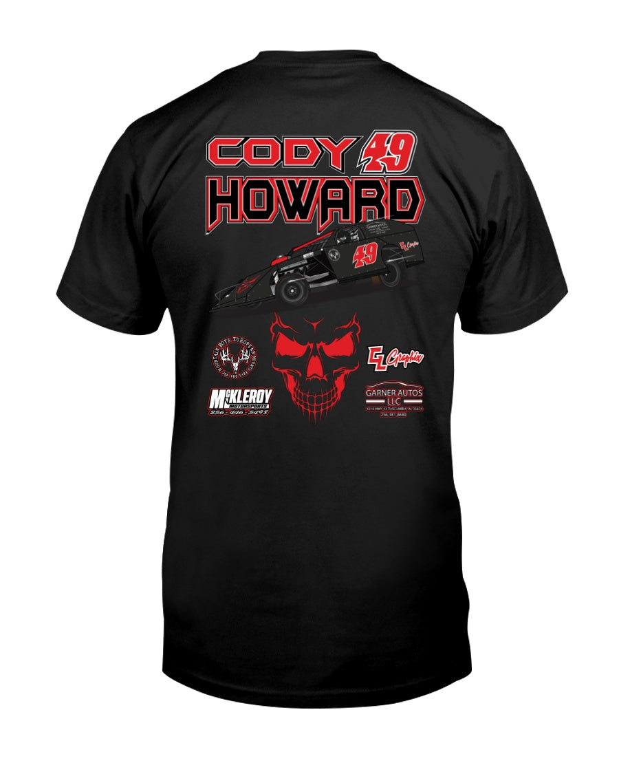 Cody Howard 2020 - Red Bomb Graphics - Custom Dirt Racing Shirts