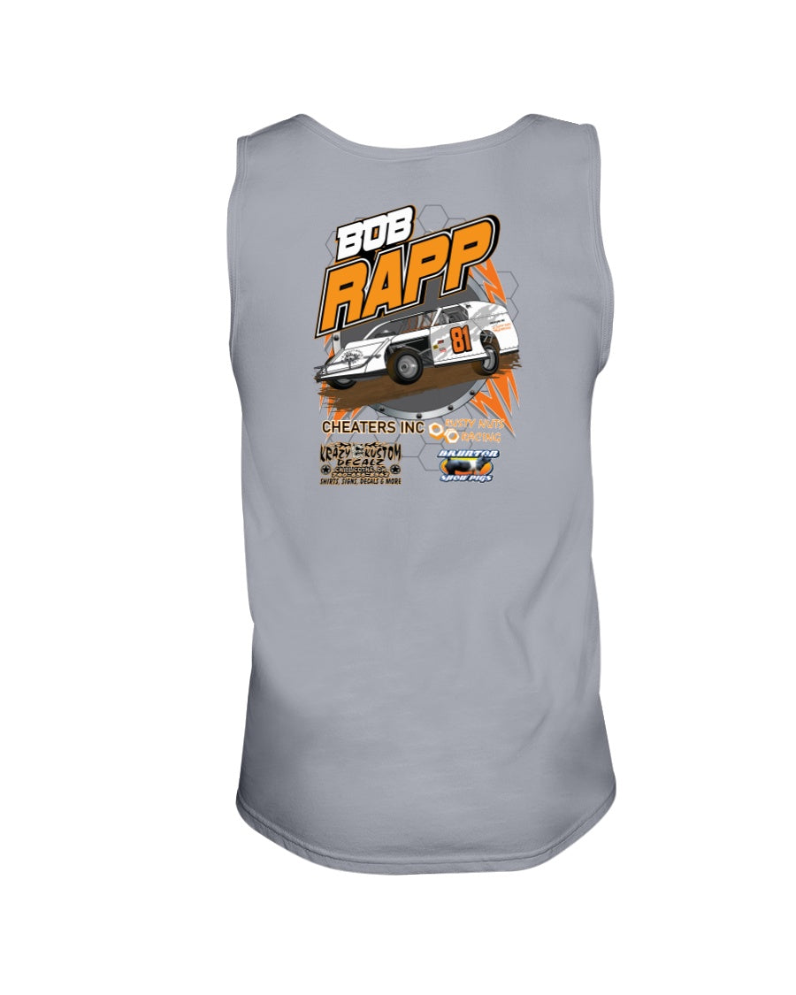 Bob Rapp 2020 Tank - Red Bomb Graphics - Custom Dirt Racing Shirts