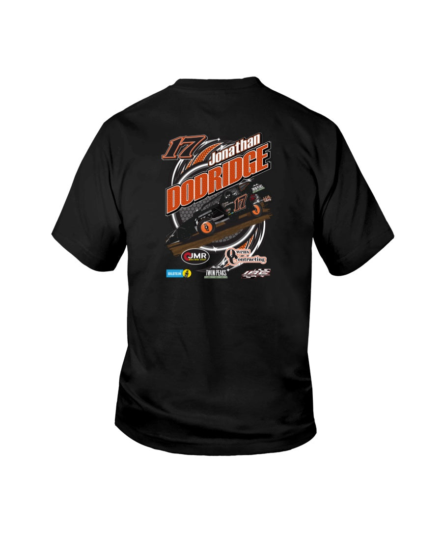 Jonathan Dodridge Youth Shirt - Red Bomb Graphics - Custom Dirt Racing Shirts