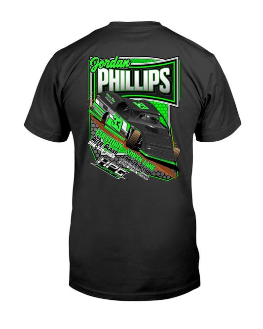 Jordan Phillips 2020 - Red Bomb Graphics - Custom Dirt Racing Shirts