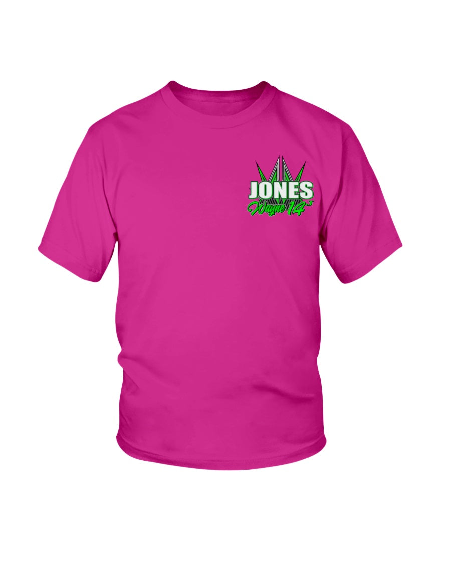 Wayne Jones 2020 Youth - Red Bomb Graphics - Custom Dirt Racing Shirts