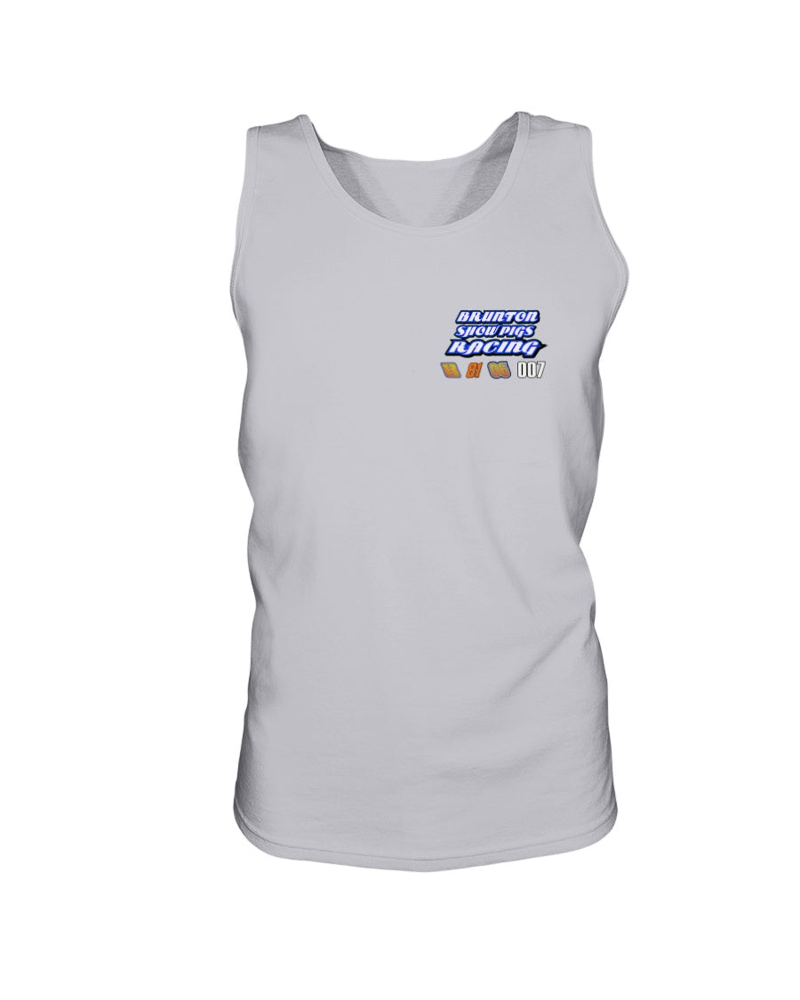 Brunton Show Pig Racing 2020 Tank - Red Bomb Graphics - Custom Dirt Racing Shirts