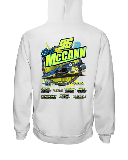 Ben McCann 2020 Hoodie - Red Bomb Graphics - Custom Dirt Racing Shirts