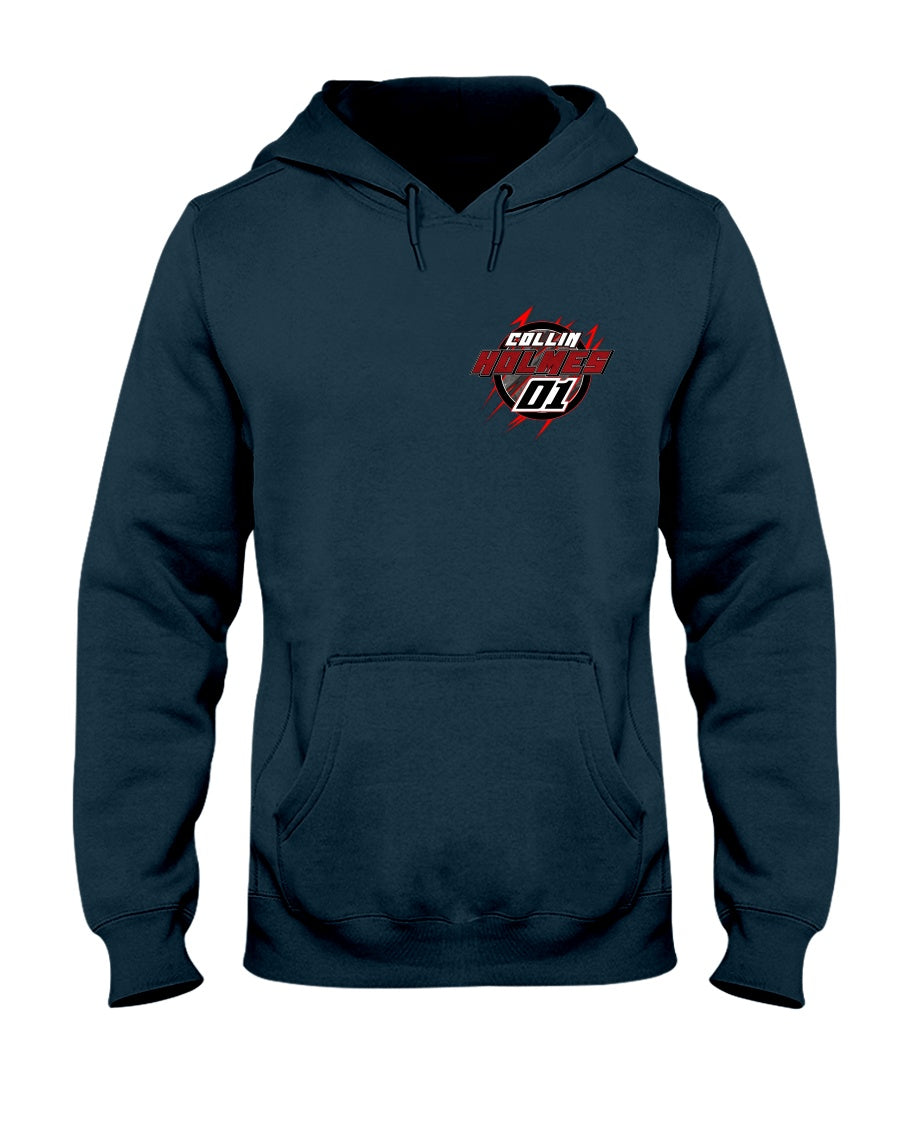 Collin Holmes 2020 Hoodie - Red Bomb Graphics - Custom Dirt Racing Shirts