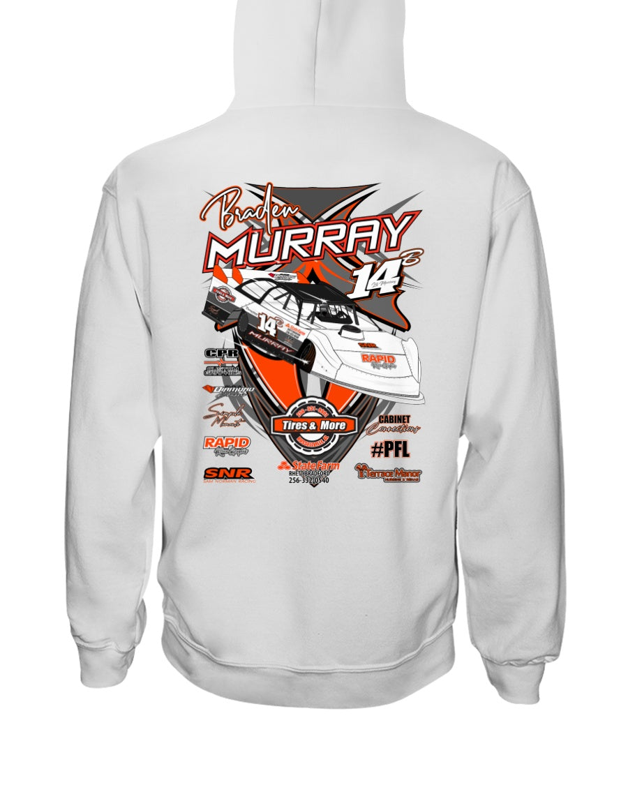 Braden Murray 2020 Hoodie - Red Bomb Graphics - Custom Dirt Racing Shirts