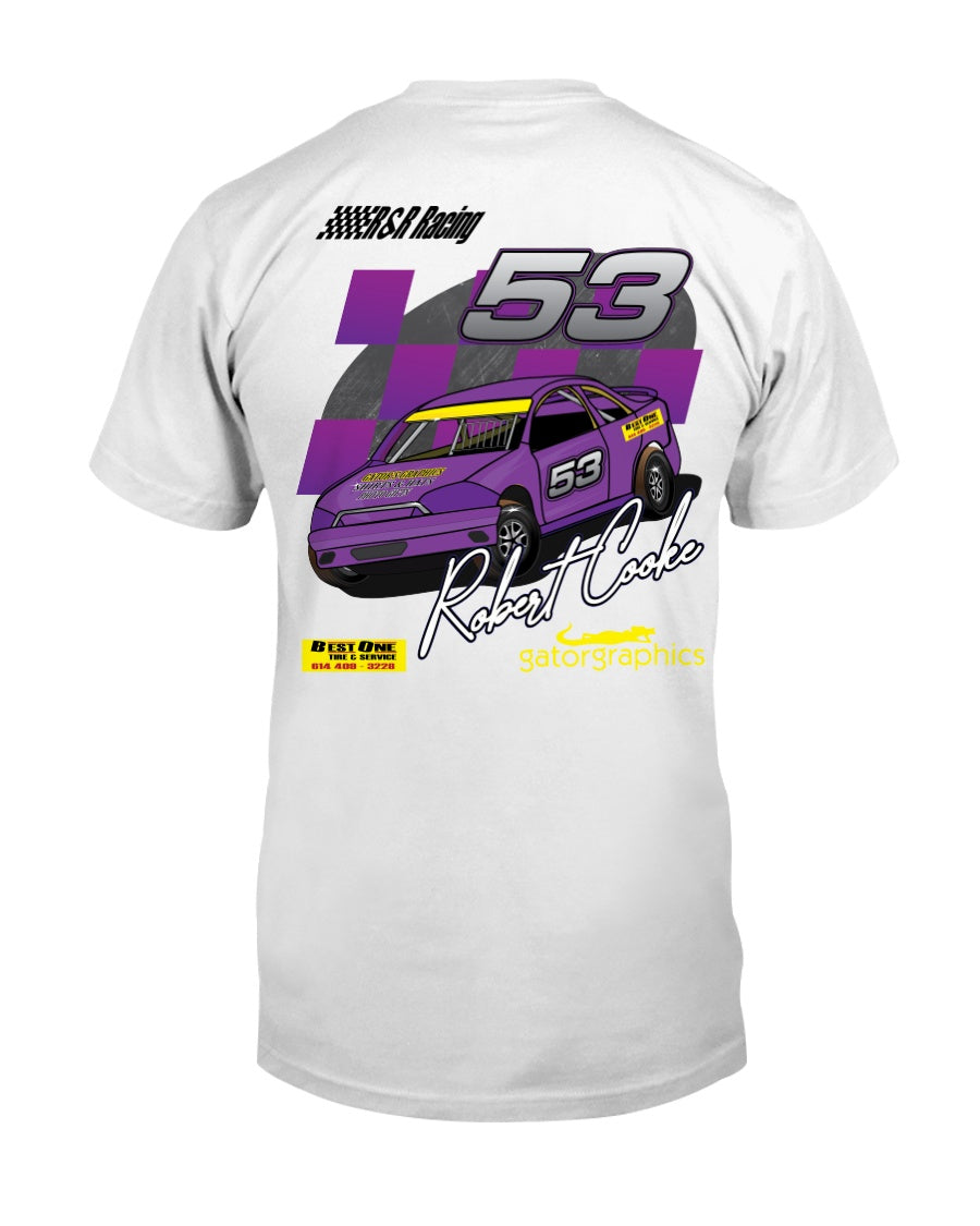 Robert Cooke 2020 - Red Bomb Graphics - Custom Dirt Racing Shirts