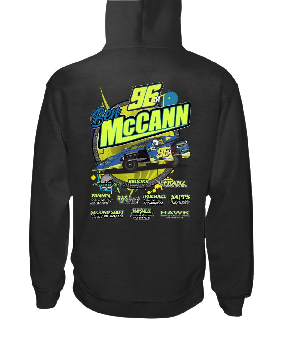 Ben McCann 2020 Hoodie - Red Bomb Graphics - Custom Dirt Racing Shirts