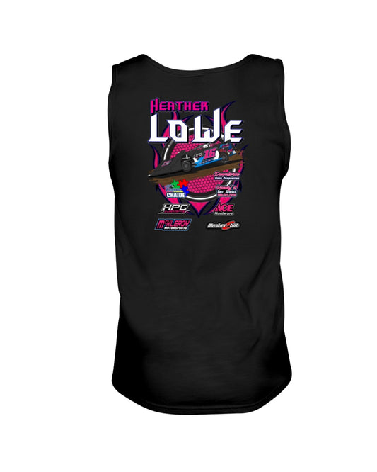 Heather Lowe 2020 tank - Red Bomb Graphics - Custom Dirt Racing Shirts