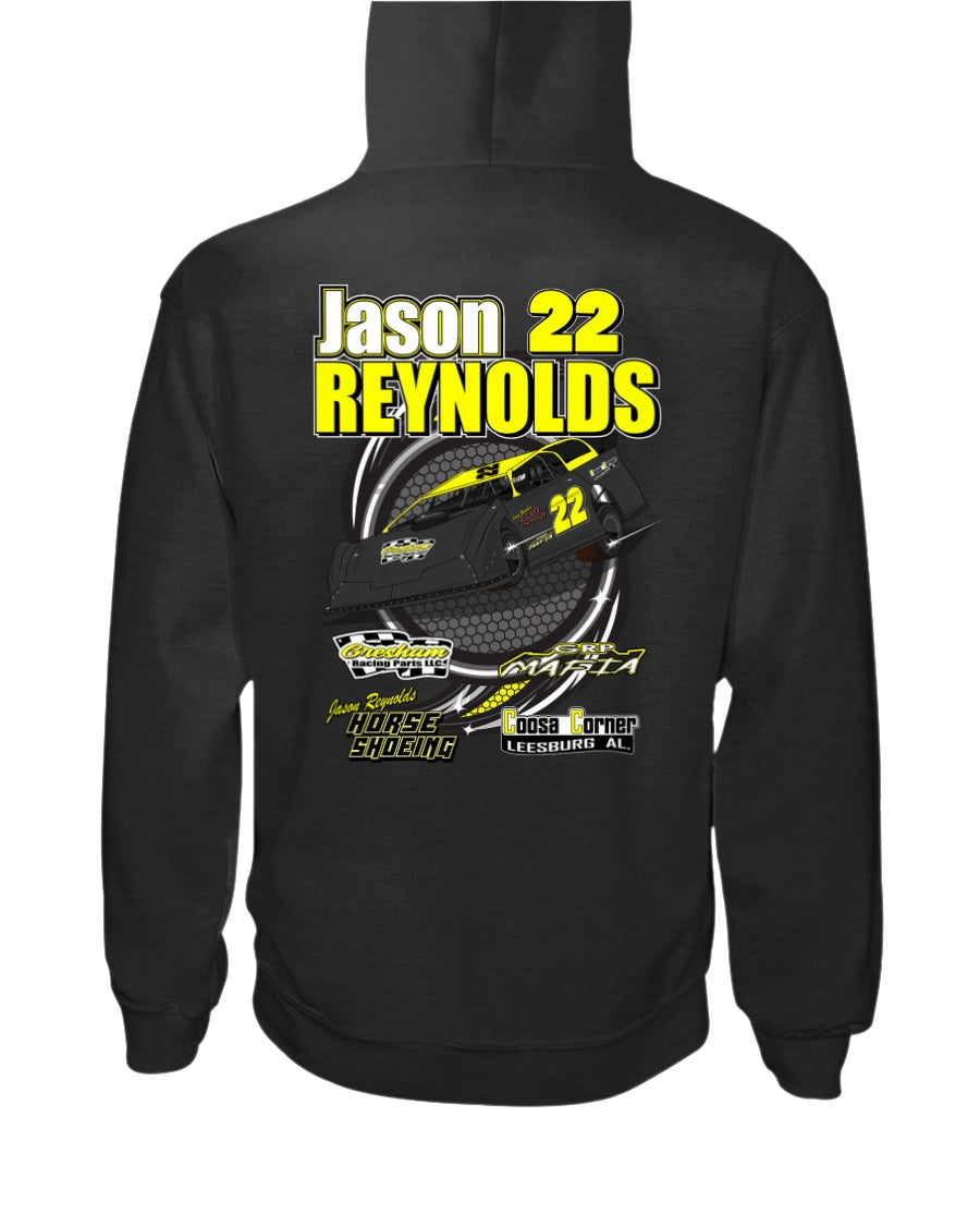 Jason Reynolds 2020 Hoodie - Red Bomb Graphics - Custom Dirt Racing Shirts