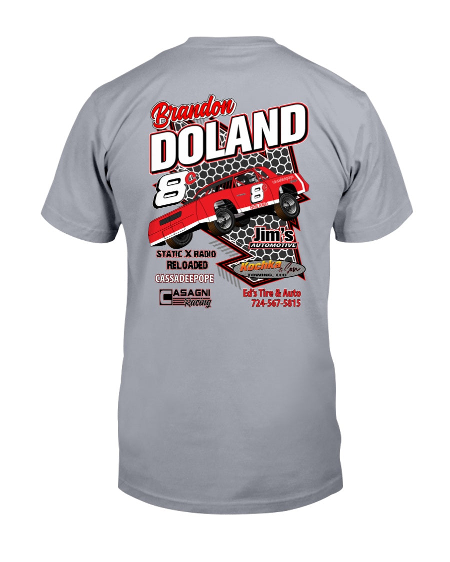 Brandon Dolland 2020 - Red Bomb Graphics - Custom Dirt Racing Shirts