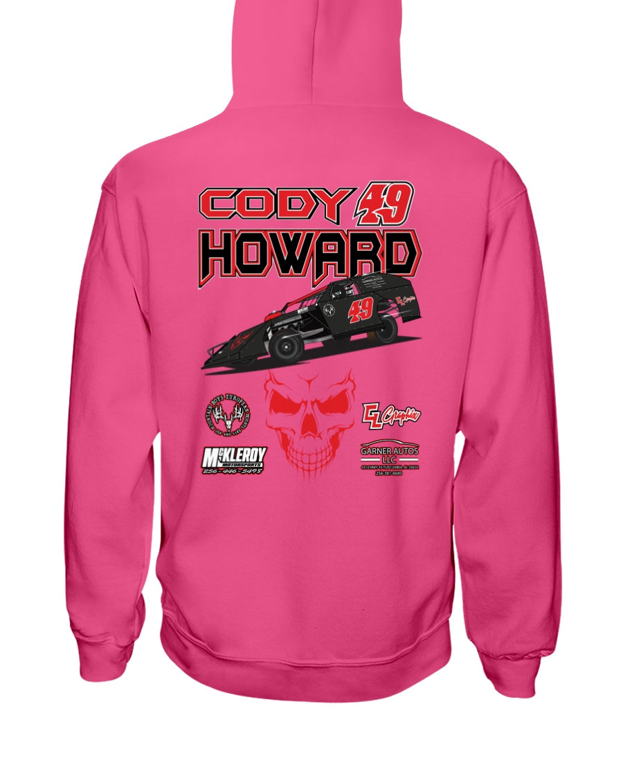 Cody Howard 2020 Hoodie - Red Bomb Graphics - Custom Dirt Racing Shirts