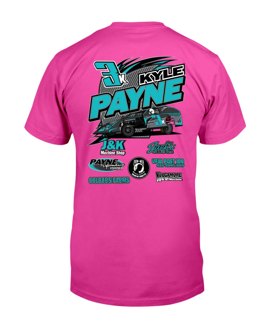 Kyle Payne 2020 - Red Bomb Graphics - Custom Dirt Racing Shirts