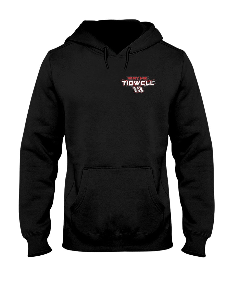 Wayne Tidwell 2020 Hoodie - Red Bomb Graphics - Custom Dirt Racing Shirts