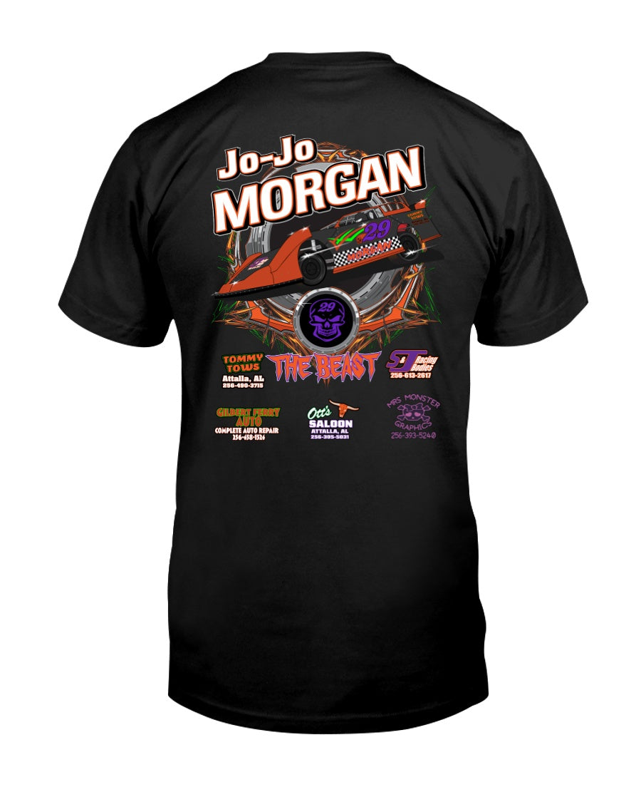 Jo-Jo Morgan 2020 - Red Bomb Graphics - Custom Dirt Racing Shirts