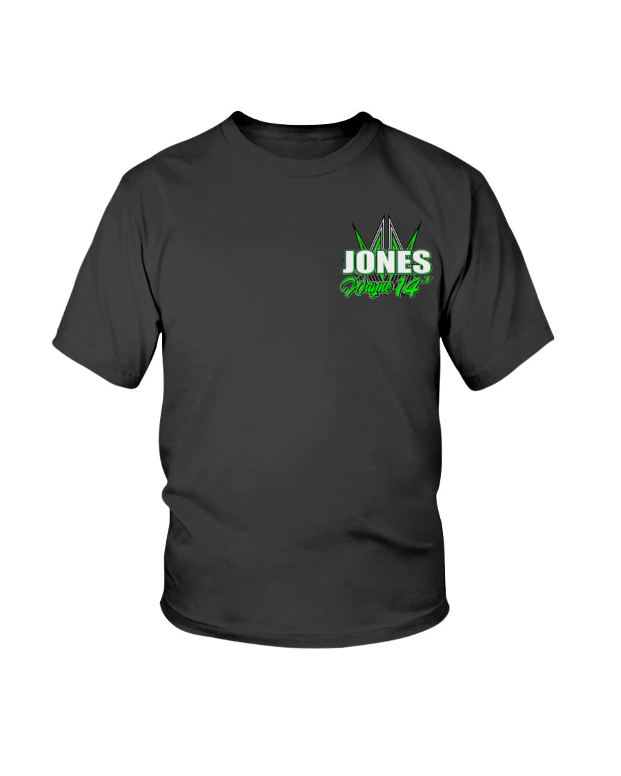 Wayne Jones 2020 Youth - Red Bomb Graphics - Custom Dirt Racing Shirts