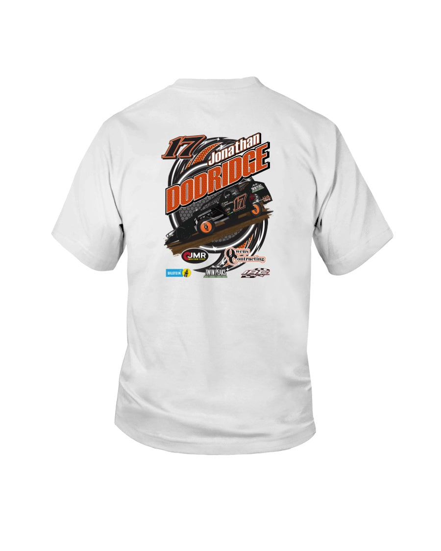 Jonathan Dodridge Youth Shirt - Red Bomb Graphics - Custom Dirt Racing Shirts