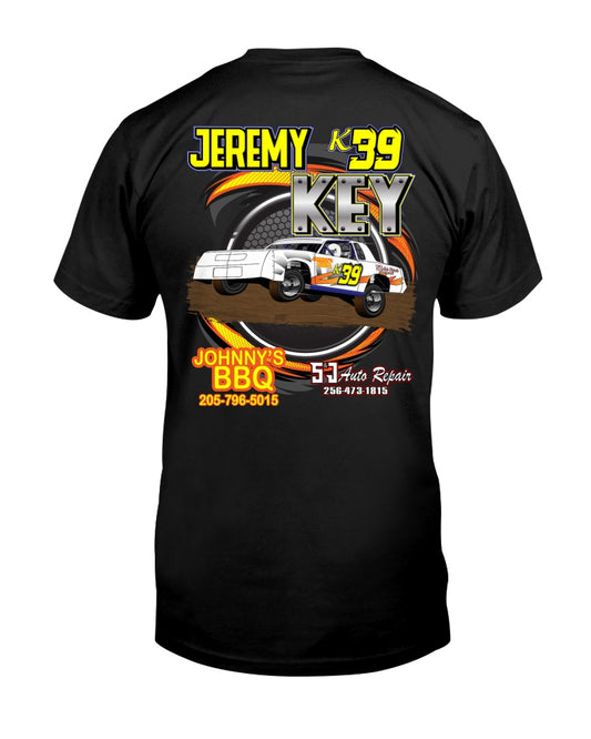 Jeremy Key 2020 - Red Bomb Graphics - Custom Dirt Racing Shirts