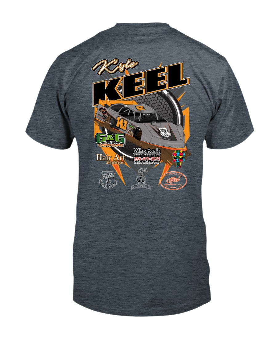 Kyle Keel 2020 - Red Bomb Graphics - Custom Dirt Racing Shirts