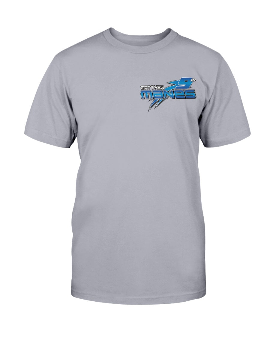 Matthew Manes 2020 Gildan Ultra Cotton T-Shirt - Red Bomb Graphics - Custom Dirt Racing Shirts