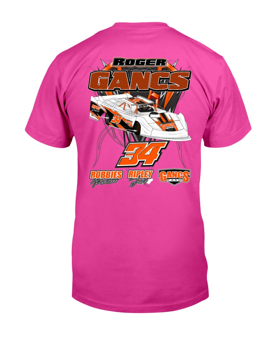 Roger Gancs 2020 - Red Bomb Graphics - Custom Dirt Racing Shirts