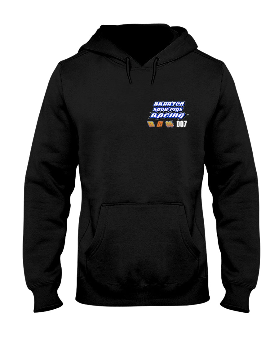 Brunton Show Pig Racing 2020 Hoodie - Red Bomb Graphics - Custom Dirt Racing Shirts