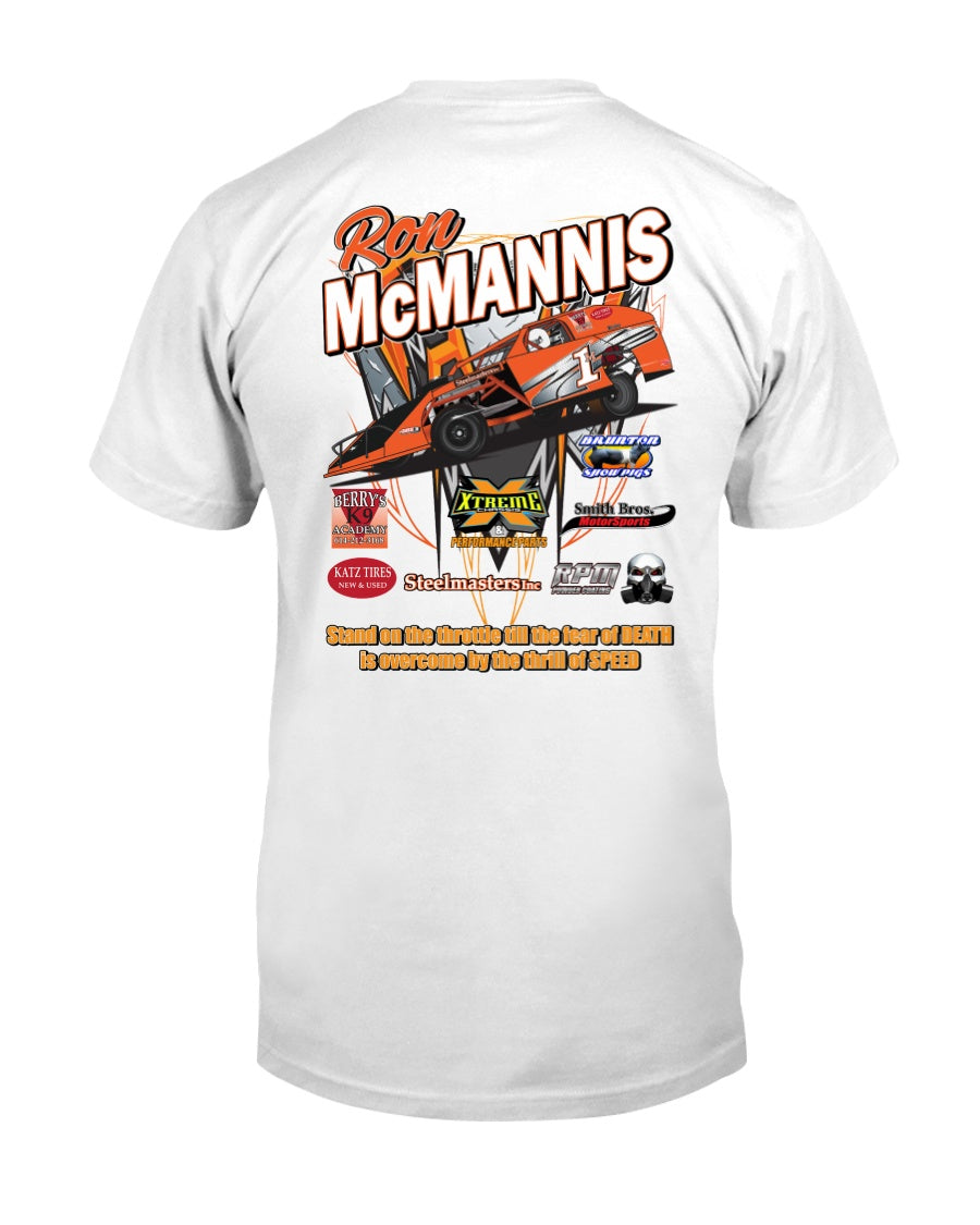 Ron McMannis 2020 - Red Bomb Graphics - Custom Dirt Racing Shirts