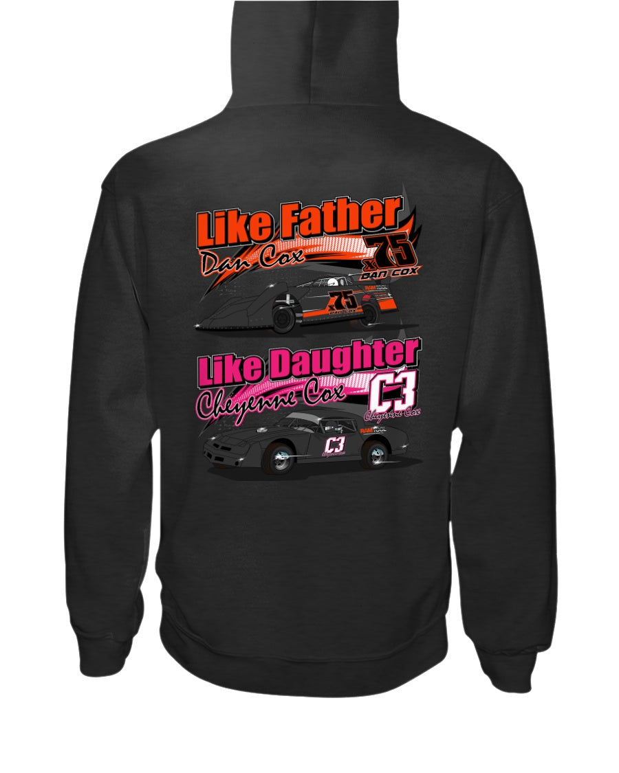 Cox Racing 2020 Hoodie - Red Bomb Graphics - Custom Dirt Racing Shirts