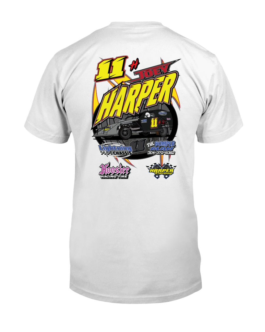 Joey Harper 2020 - Red Bomb Graphics - Custom Dirt Racing Shirts