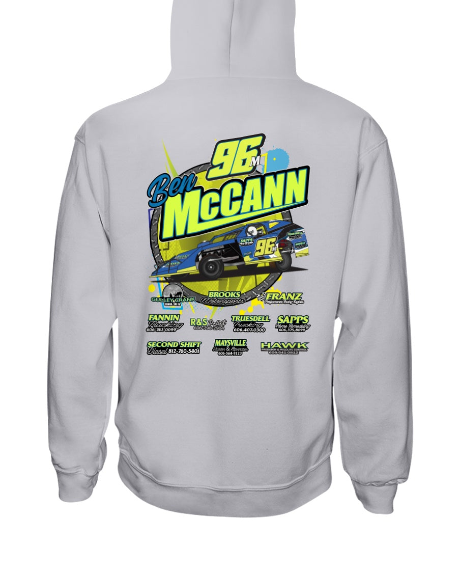 Ben McCann 2020 Hoodie - Red Bomb Graphics - Custom Dirt Racing Shirts