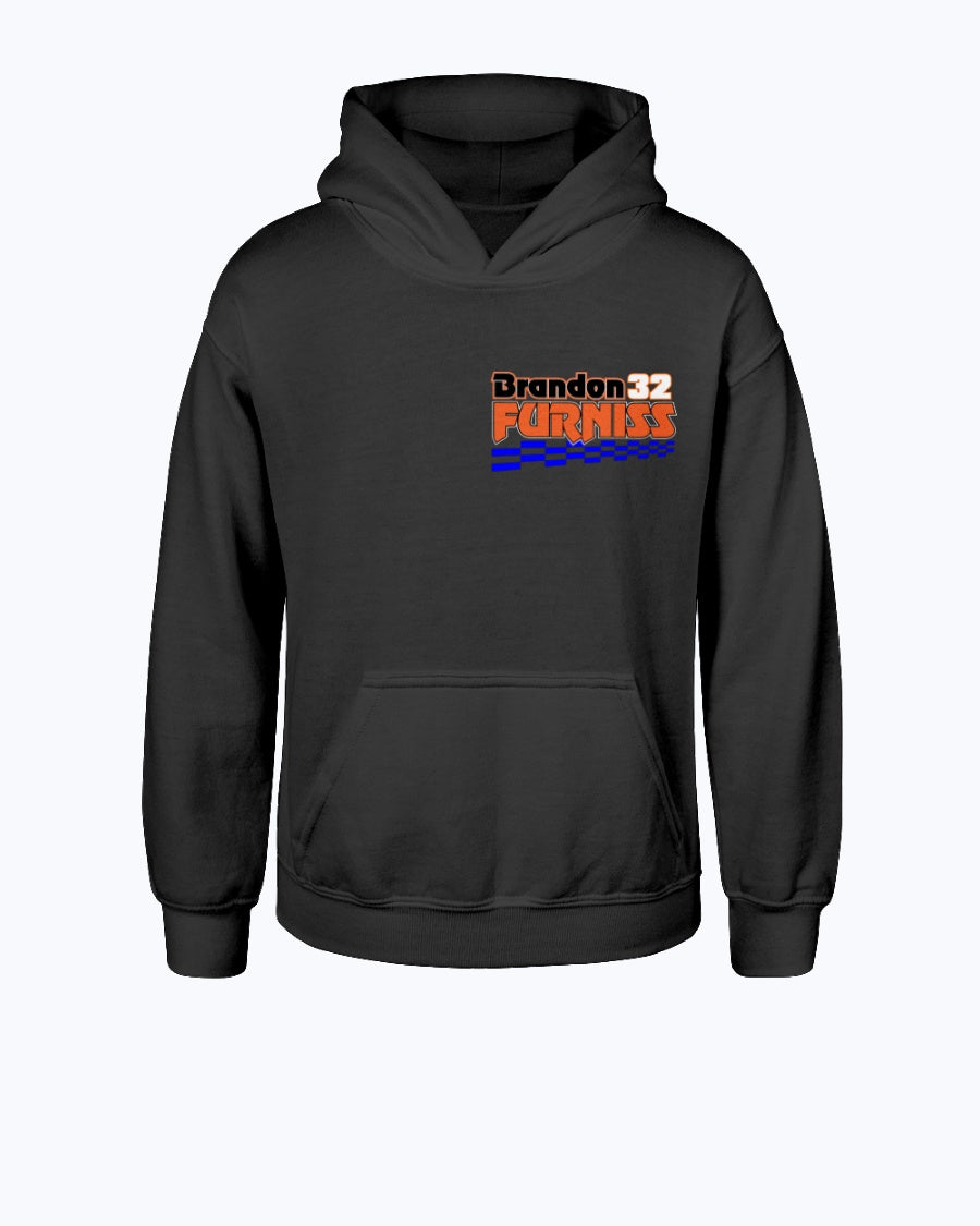 Brandon Furniss 2020 Champion Youth Hoodie - Red Bomb Graphics - Custom Dirt Racing Shirts