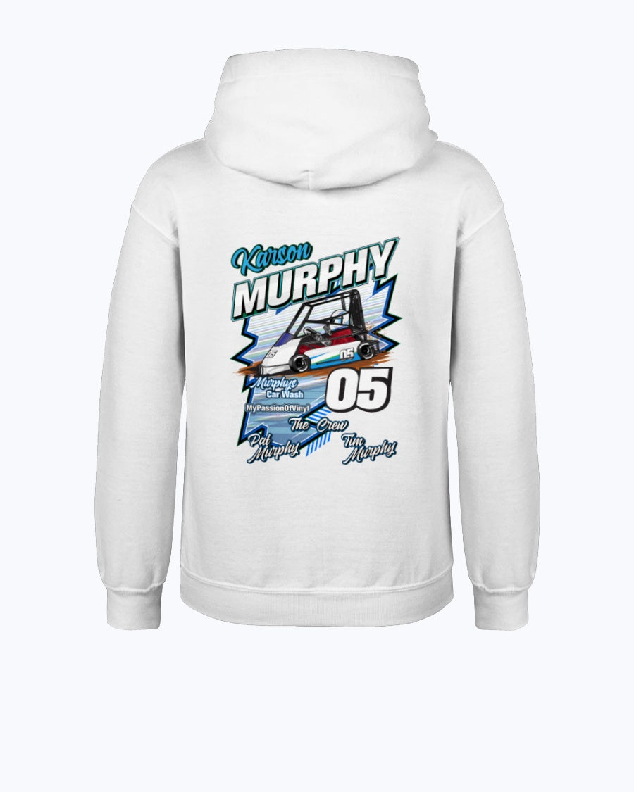 Karson Murphy 2020 Youth Hoodie - Red Bomb Graphics - Custom Dirt Racing Shirts