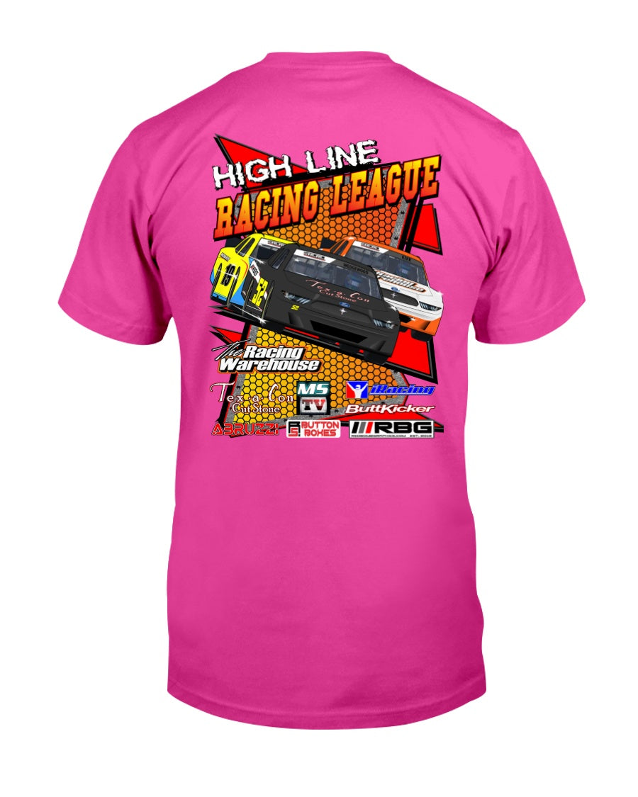 High Line Racing League - Red Bomb Graphics - Custom Dirt Racing Shirts