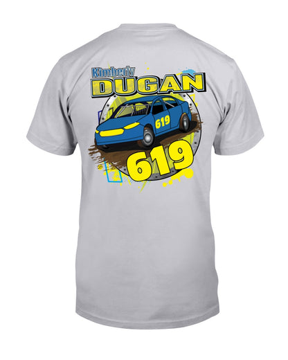 Kimberly Dugan 2020 - Red Bomb Graphics - Custom Dirt Racing Shirts