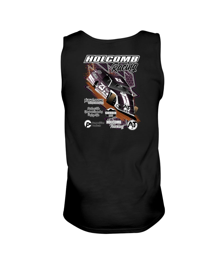 Holcomb Racing 2020 Unisex Tank - Red Bomb Graphics - Custom Dirt Racing Shirts