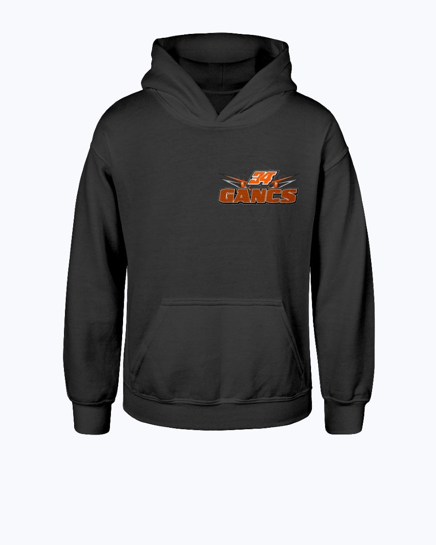 Roger Gancs 2020 Youth Hoodie - Red Bomb Graphics - Custom Dirt Racing Shirts