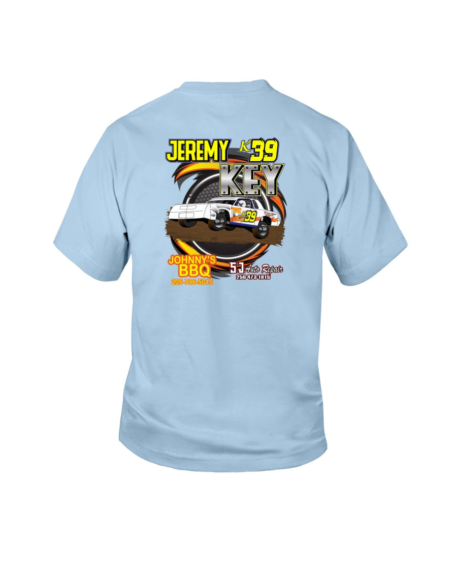 Jeremy Key 2020 Youth - Red Bomb Graphics - Custom Dirt Racing Shirts