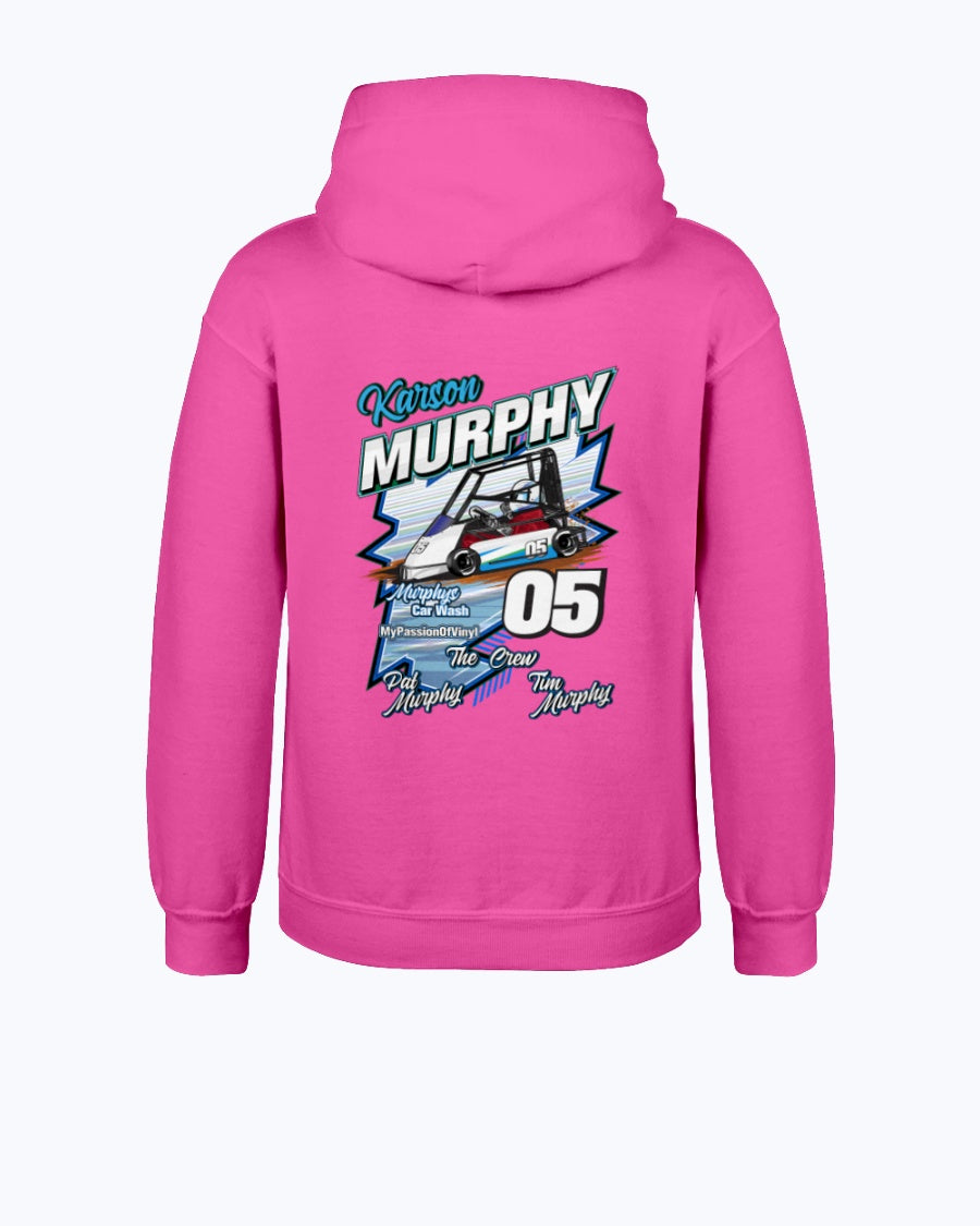 Karson Murphy 2020 Youth Hoodie - Red Bomb Graphics - Custom Dirt Racing Shirts