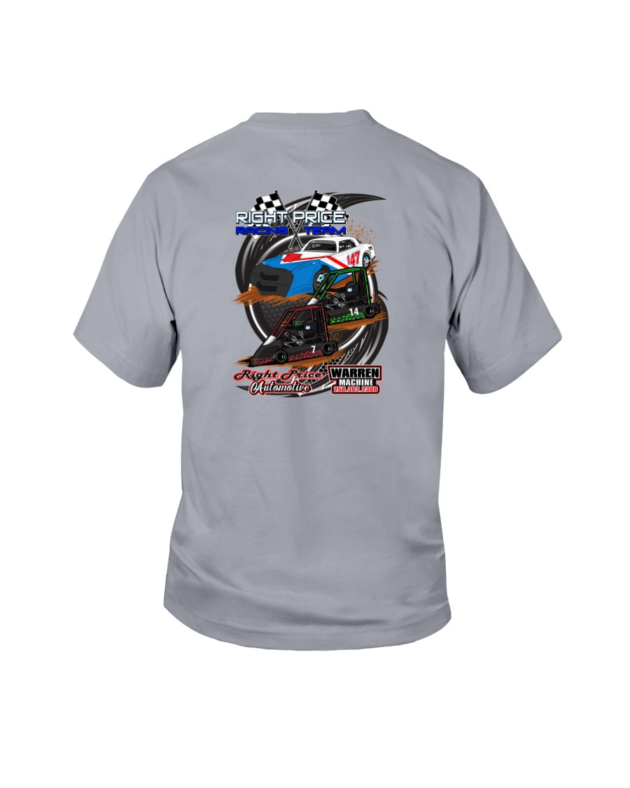 Right Price Racing Team 2020 Youth - Red Bomb Graphics - Custom Dirt Racing Shirts