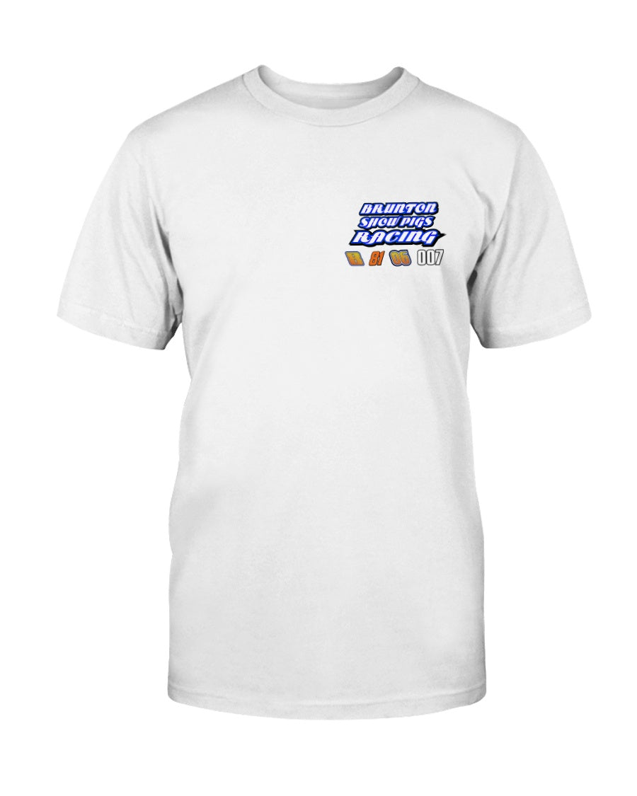 Brunton Show Pig Racing 2020 - Red Bomb Graphics - Custom Dirt Racing Shirts