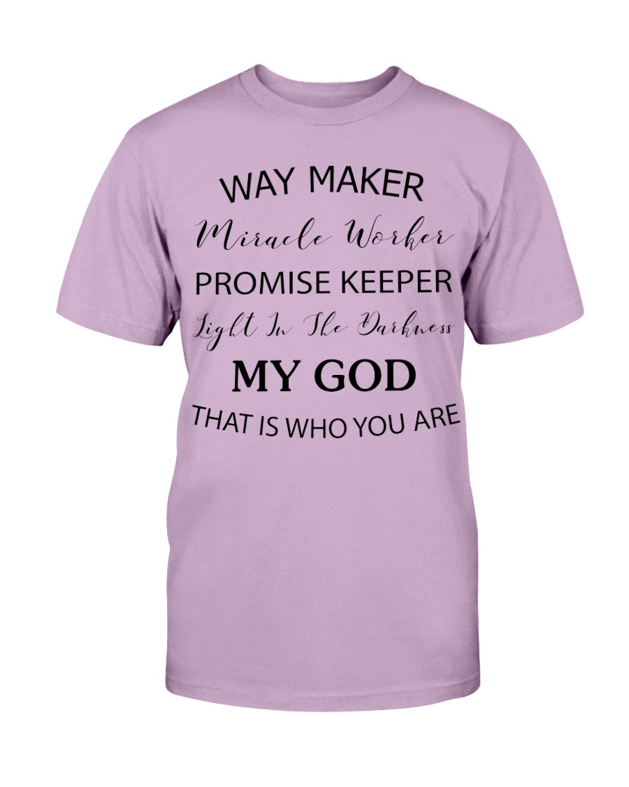 Way Maker Lyrics Shirt - Red Bomb Graphics - Custom Dirt Racing Shirts