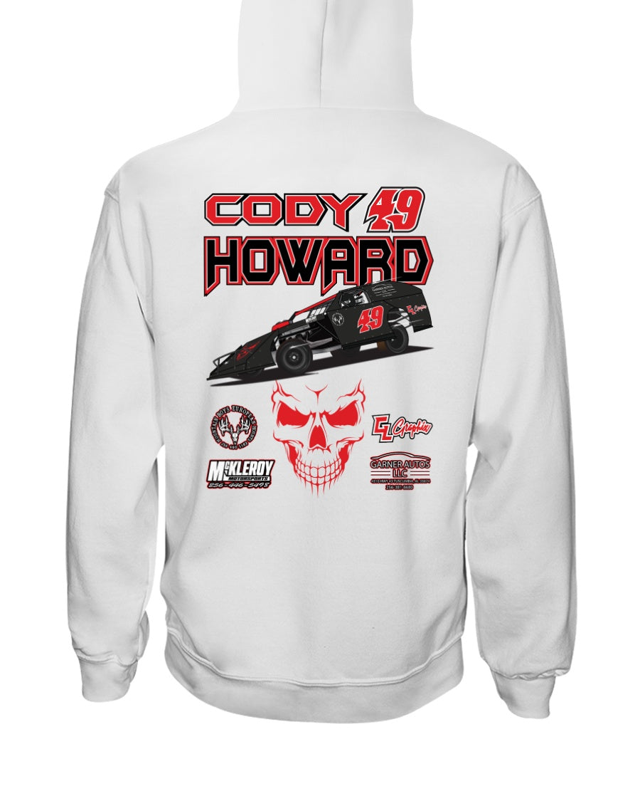 Cody Howard 2020 Hoodie - Red Bomb Graphics - Custom Dirt Racing Shirts